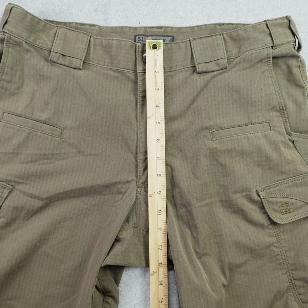 5.11 Tactical Pants Mens 36x34 Olive Green Cargo Ripstop Work Military - Picture 7 of 16